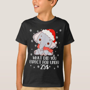 Grappige witte olifant pyjama's voor volwassenen o t-shirt