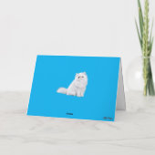 Grappige Witte Perzen van Dover Kaart (Achterkant)