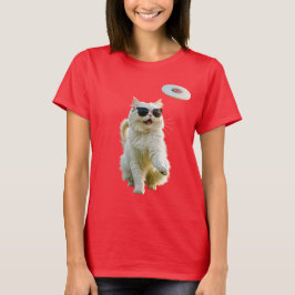 Grappige Witte Perzische Discgolf T-shirt