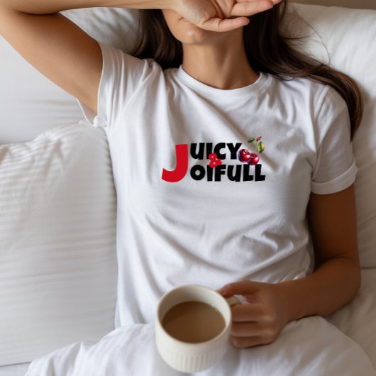 Grappige witte rode kersen vibe slogan moederdag Tri-Blend shirt