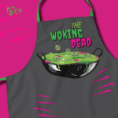 Grappige Woking Dead Zombie Chef Pun Schort