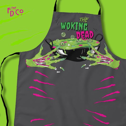 Grappige Woking Dead Zombie Rippin 'Eyeball Poppin Schort