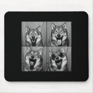 Grappige Wolf Fotohokje Zonnebril Hond Muismat