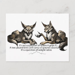 Grappige Wolf Gewichtsverhoudingen Kaart