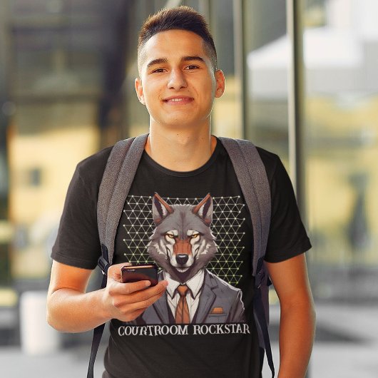 Grappige Wolf Gift voor Recht Student Advocaat Han T-shirt