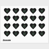 Grappige Wolven Wolf Lover Lelijke Kersttrui Hart Sticker (Vel)