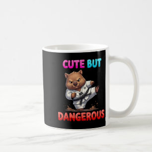 Grappige Wombat Karate Taekwondo Martial Arts Scha Koffiemok