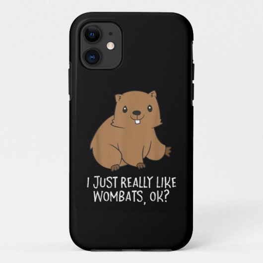 Grappige Wombats Ik Vind Wombats Eigenlijk Echt Le Case-Mate iPhone Case (Achterkant)