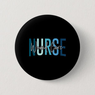 Grappige wondverpleegster stethoscoop verpleegster ronde button 5,7 cm