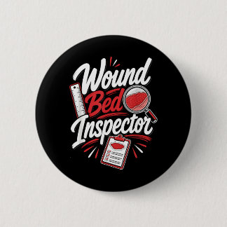 Grappige Wondverzorging Verpleegster Humor Spreuk Ronde Button 5,7 Cm