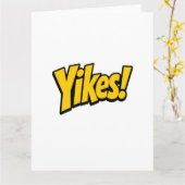 Grappige Woord Kunst Kaart (Gele Bloem)