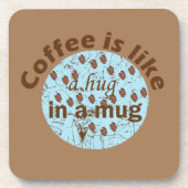 grappige woorden voor koffie bier onderzetter (Voorkant)