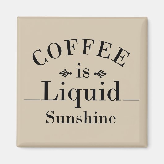 grappige woorden voor koffie magneet (Voorkant)