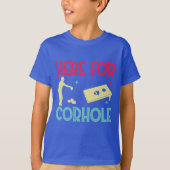 grappige woordkunst hier t-shirt (Voorkant)