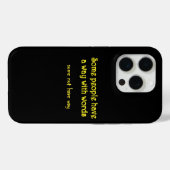 Grappige Woordspeling: Een Verhaal van Twee Zinnen Case-Mate iPhone Case (Achterkant (horizontaal))