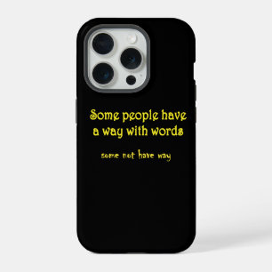 Grappige Woordspeling: Een Verhaal van Twee Zinnen iPhone 15 Pro Case
