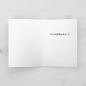 Grappige woordspeling Formele geometrie Gefelicite Kaart (Binnen)