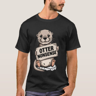 Grappige woordspeling Otter onzin Vader grap grafi T-shirt