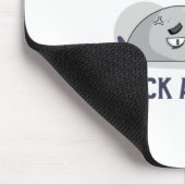 grappige woordspeling over rolstenen muismat (Hoek)