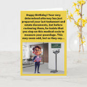 Grappige woordspeling waar je een Will Happy Birth Kaart (Gele Bloem)