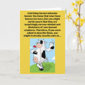 Grappige woordspeling zonder tenen, onverdraagzame kaart (Gele Bloem)