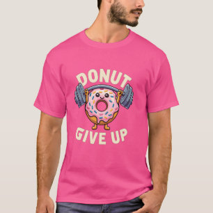 Grappige Workout Gym Gewichtheffen Fitness Donut G T-shirt