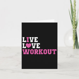 Grappige workout liefhebber geschenken en bodybuil kaart
