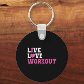 Grappige workout liefhebber geschenken en bodybuil sleutelhanger (Voorkant)