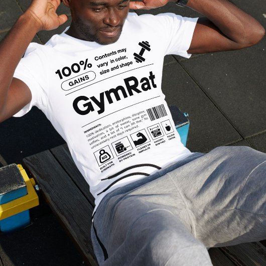 Grappige Workout Minimalistische Fitness Trainer G T-shirt