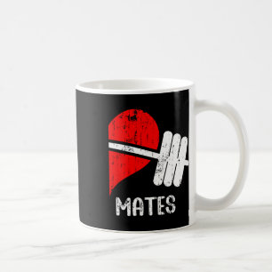 Grappige Workout Romantisch paar Matching Gym Mate Koffiemok