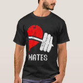Grappige Workout Romantisch paar Matching Gym Mate T-shirt (Voorkant)