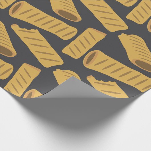 Grappige worst Rolls Britse voedsel Patroon Cadeaupapier (Hoek)