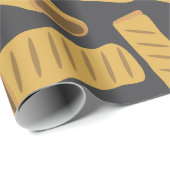 Grappige worst Rolls Britse voedsel Patroon Cadeaupapier (Rol Hoek)