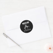 Grappige worstel definitie De Kunst Van Het Vouwen Ronde Sticker (Envelop)