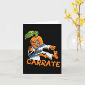 Grappige Wortel Karate Mail Martial Arts Mart Kaart (Gele Bloem)