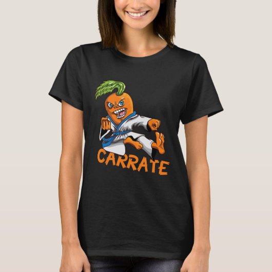 Grappige Wortel Karate Mail Martial Arts Mart T-shirt (Voorkant)