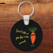 Grappige wortel sleutelhanger (Voorkant)