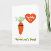 Grappige Wortel Valentijnsdag Kaart (Voorkant)