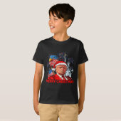 Grappige Xmas Donald Trump Vrolijk Kerstfeest Grap T-shirt (Voorkant volledig)