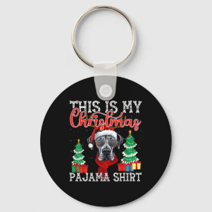 Grappige Xmas Family Matching Pyjama Grote Deen Ch Sleutelhanger