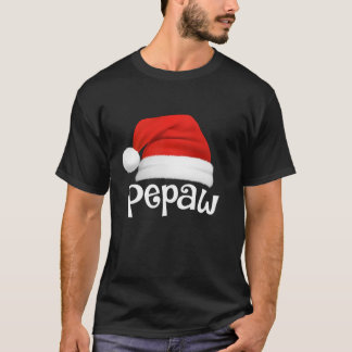 Grappige Xmas pyjama groep Matching Pepaw Christma T-shirt