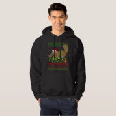 Grappige Xmas Verlichting Boom Santa Ugly Platypus Hoodie (Voorkant volledig)