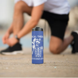 Grappige Xray aanpassen medische fysiotherapeut Thermosbeker