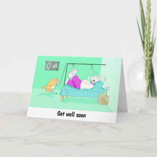 Grappige Xray gebroken voet kaart (Voorkant)