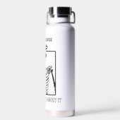 Grappige Xray  Medisch Werk Ortho Verpleegster Waterfles (Achterkant)