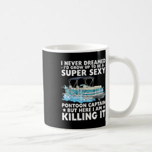 Grappige Y Pontoon Kapitein Mannen Vrouwen Motorbo Koffiemok