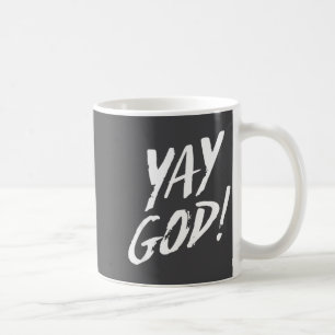 Grappige Yay God Grafisch Jezus Christelijke Relig Koffiemok
