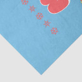 Grappige Yeti - Prettig Kerstfeest Tissuepapier (Detail)
