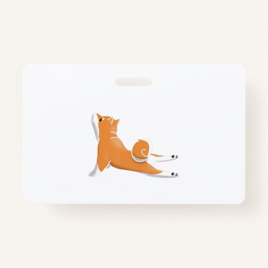 grappige yoga - cadeau voor yoga op yoga badge (Voorkant)