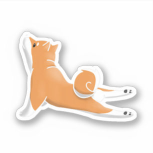 grappige yoga - cadeau voor yoga op yoga sticker